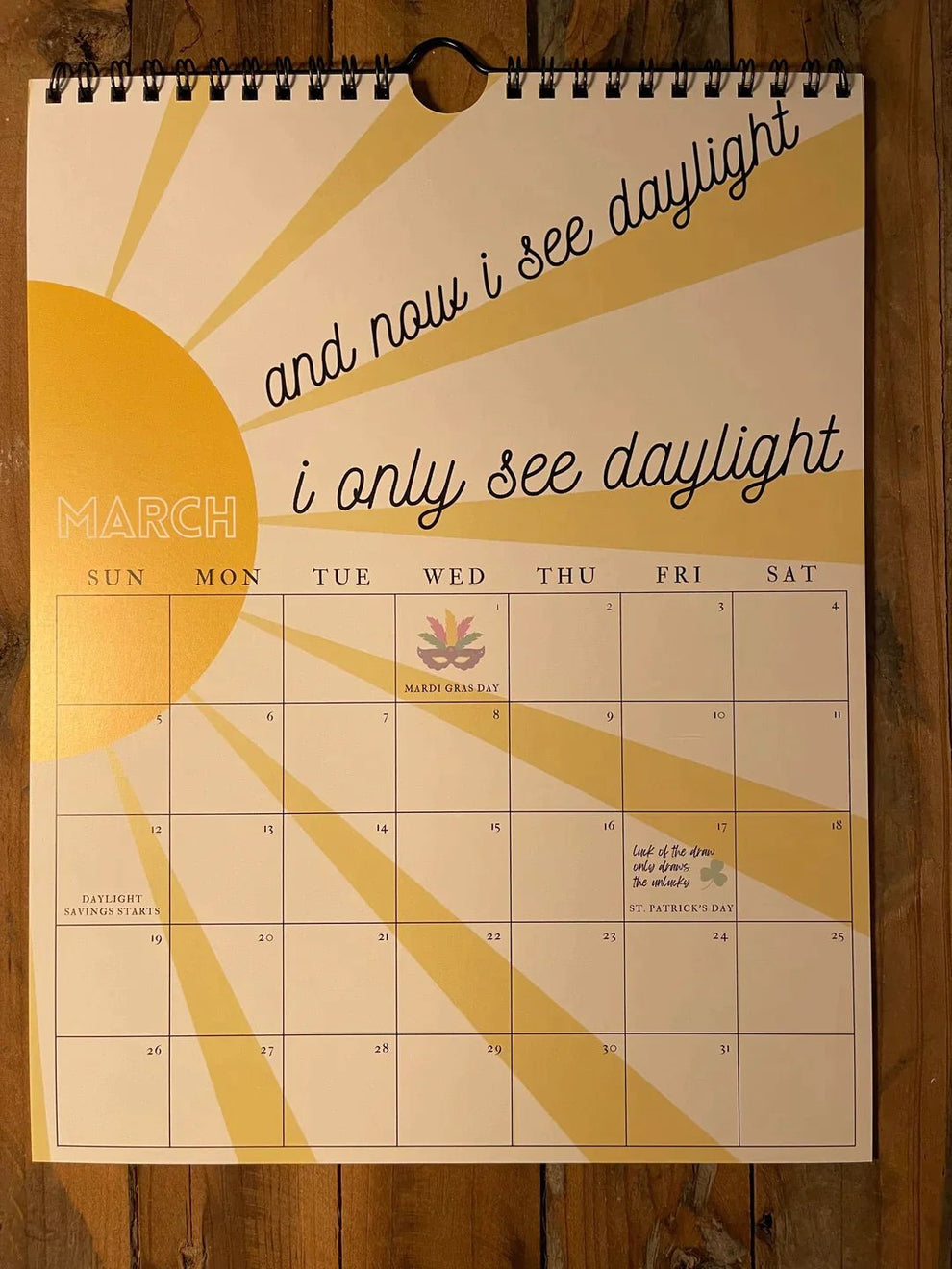 Hot Sale 49% OFF -2024 TS Lyrics Calendar – Bloomify